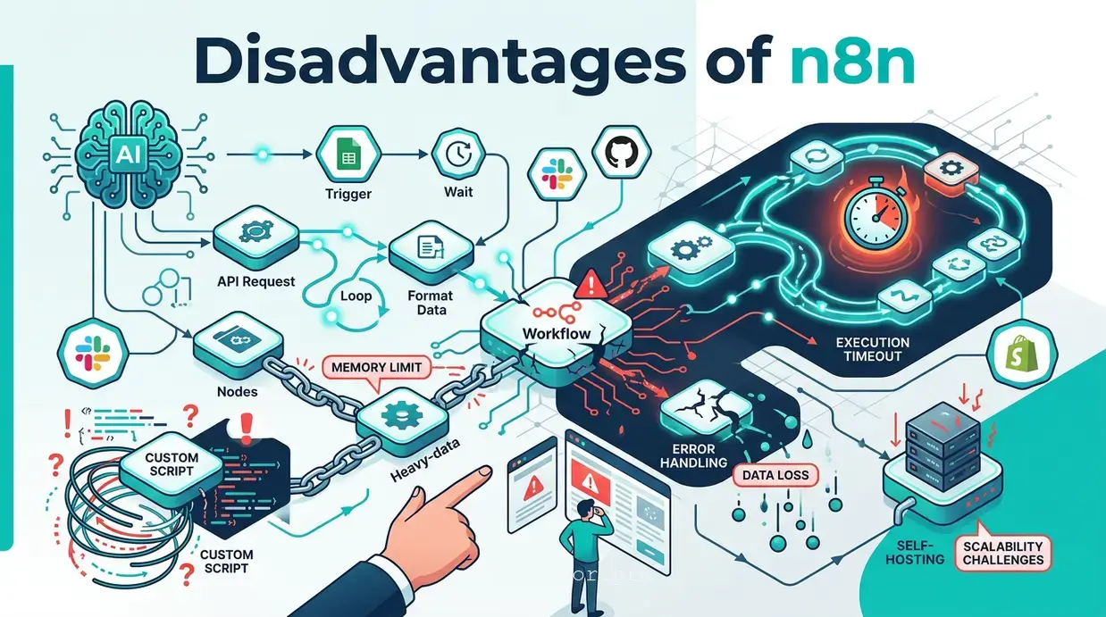 عيوب N8N