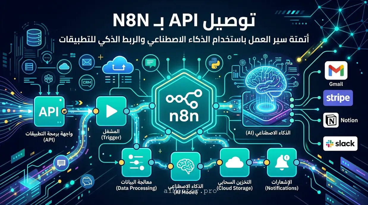 توصيل API بـ N8N