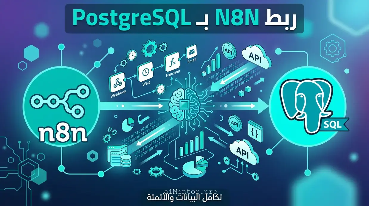ربط N8N بـ PostgreSQL