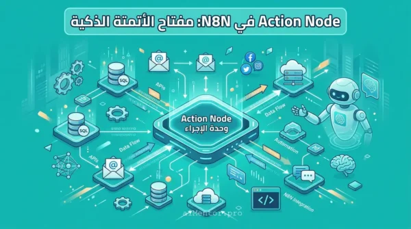 Action Node في N8N