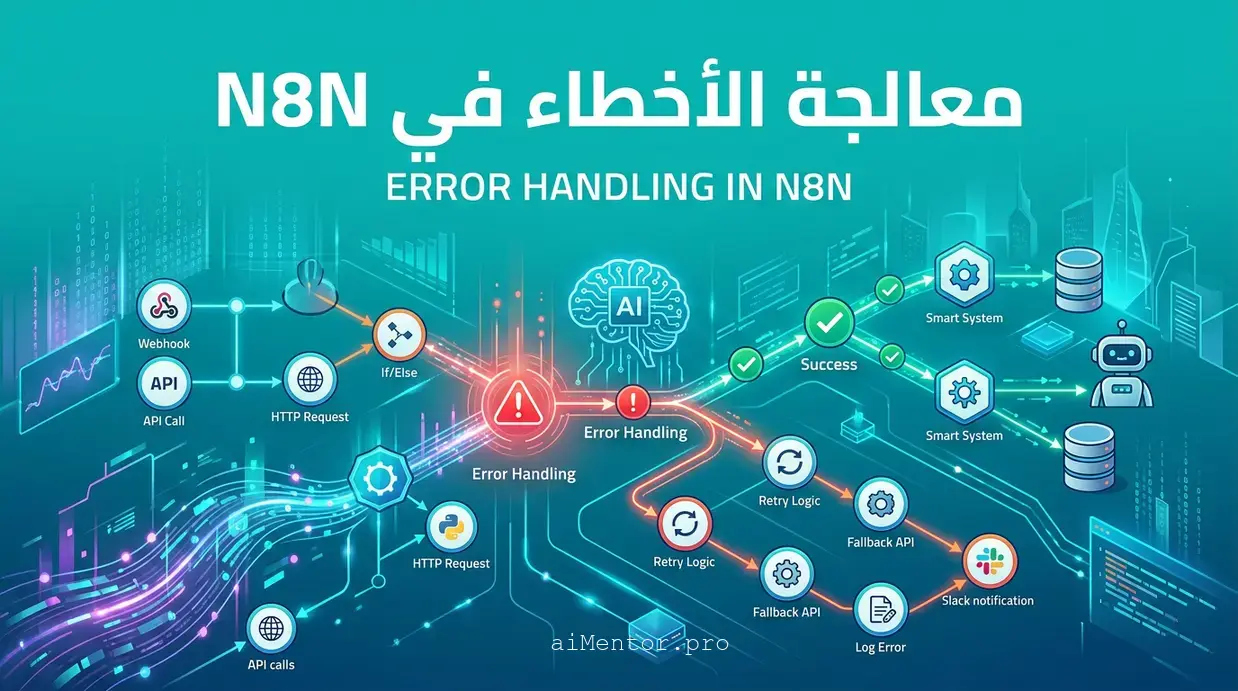 Error handling في N8N