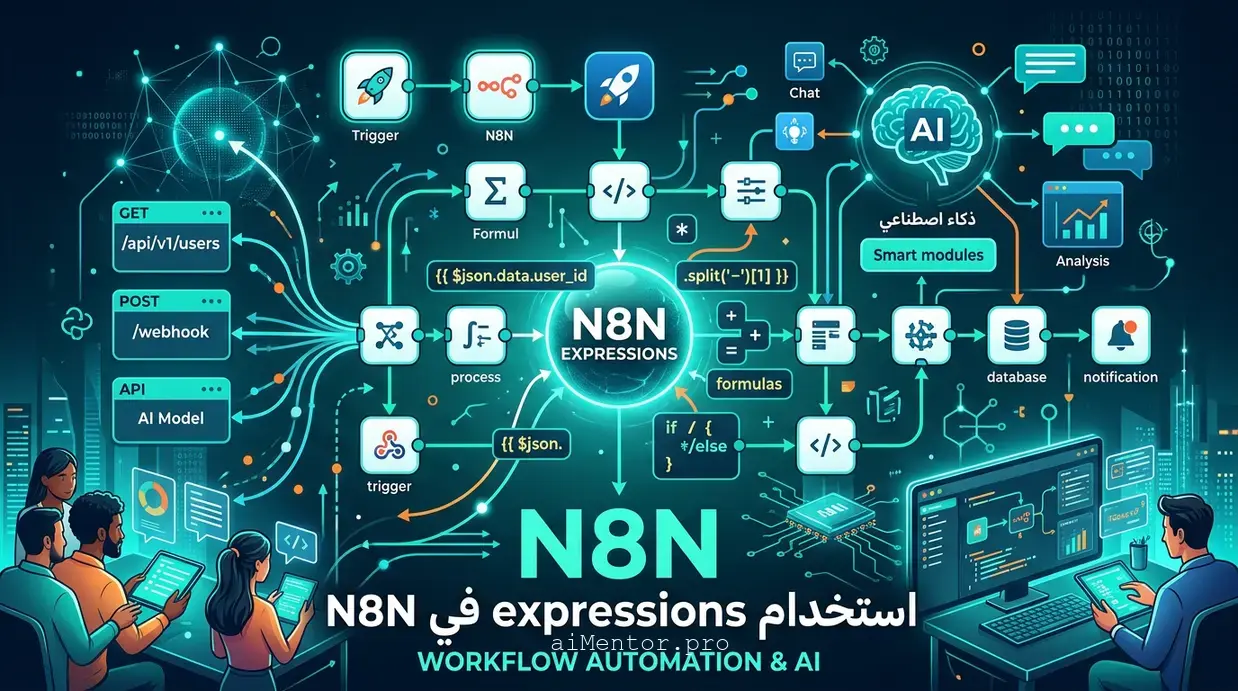 استخدام expressions في N8N