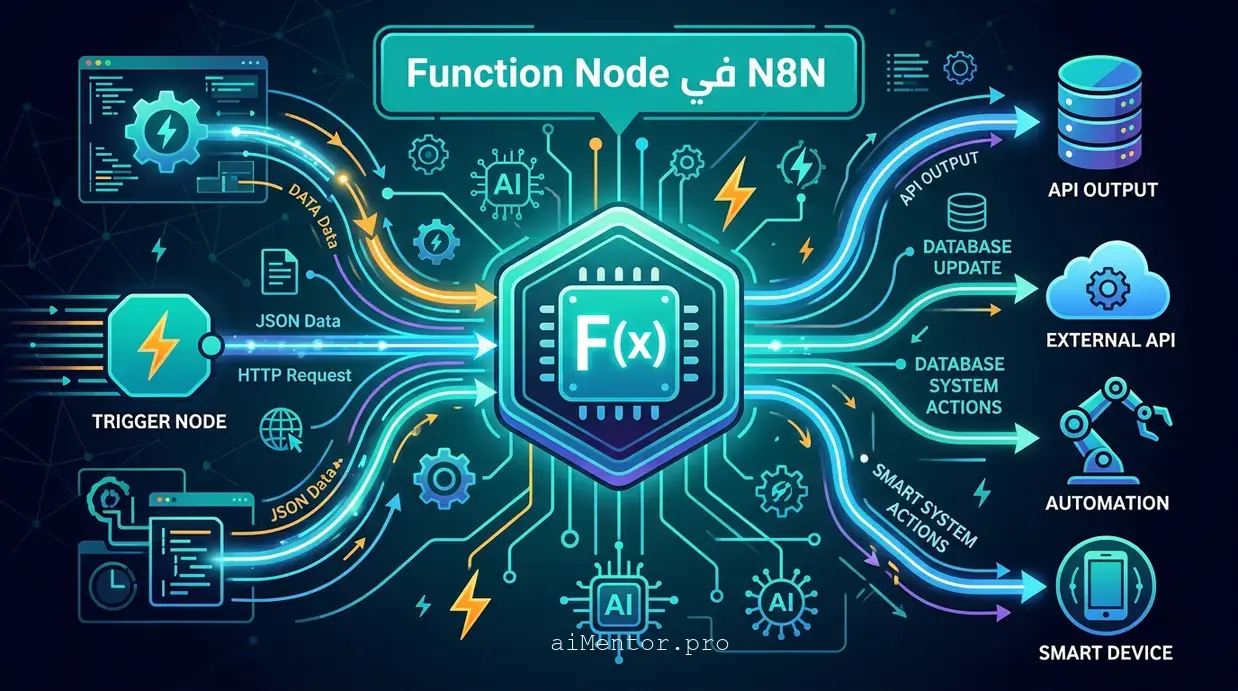 Function Node في N8N