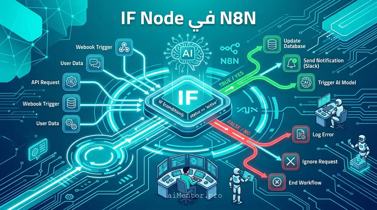 IF Node في N8N