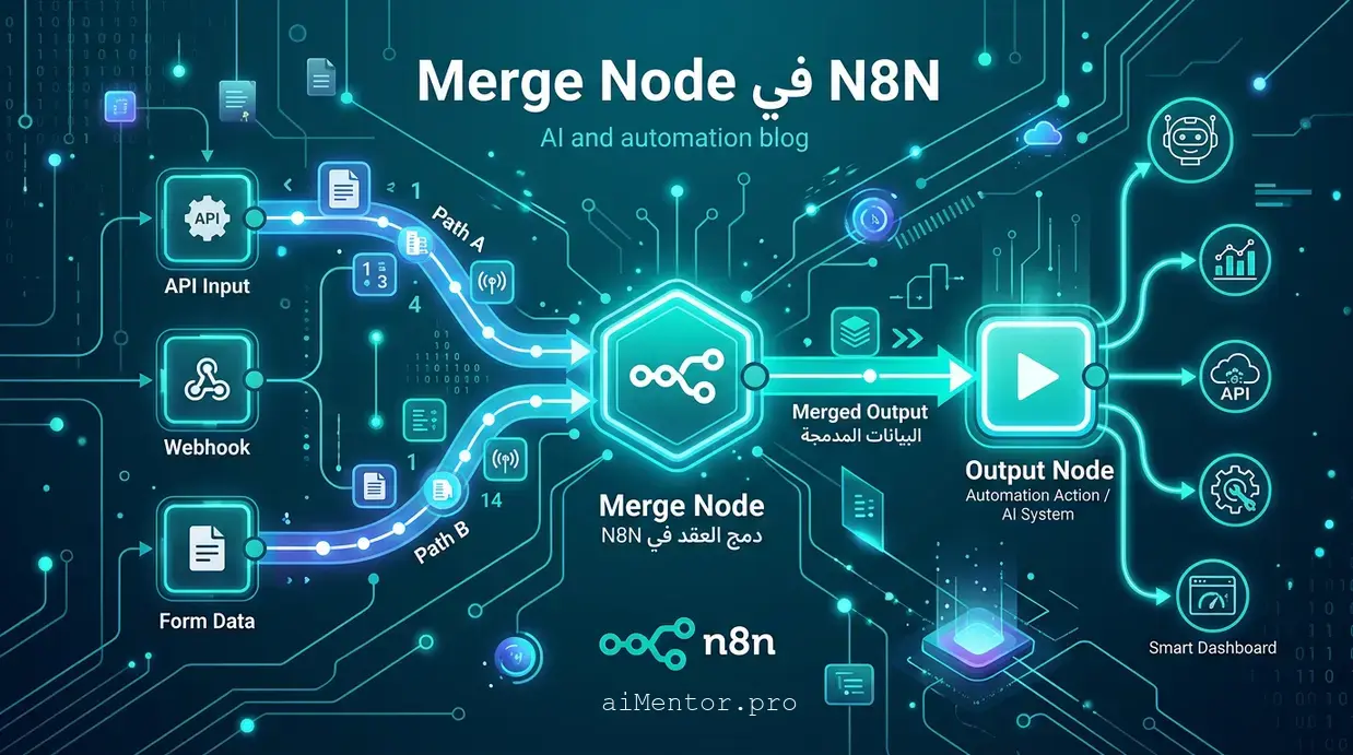 Merge Node في N8N