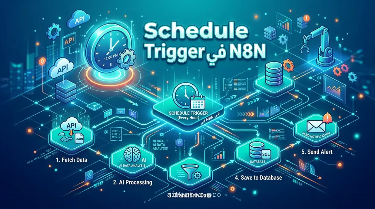 Schedule Trigger في N8N