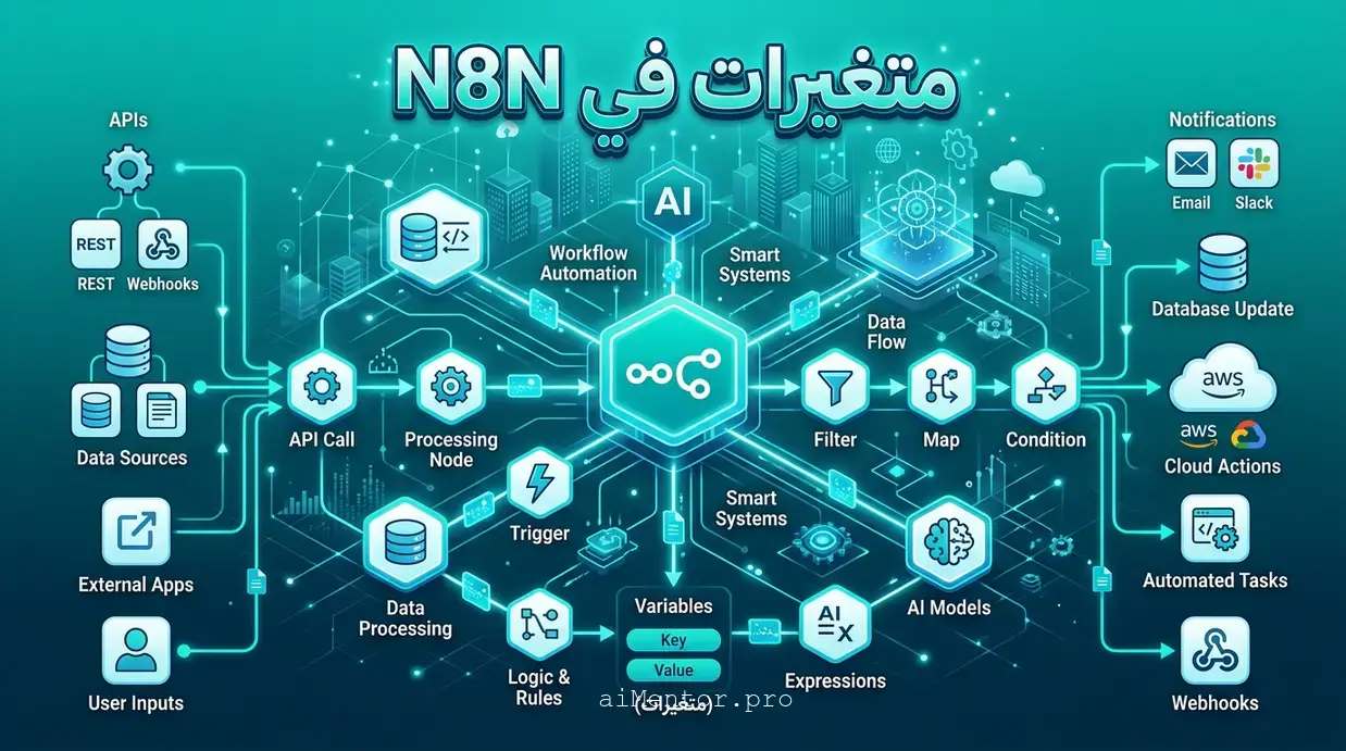 متغيرات في N8N