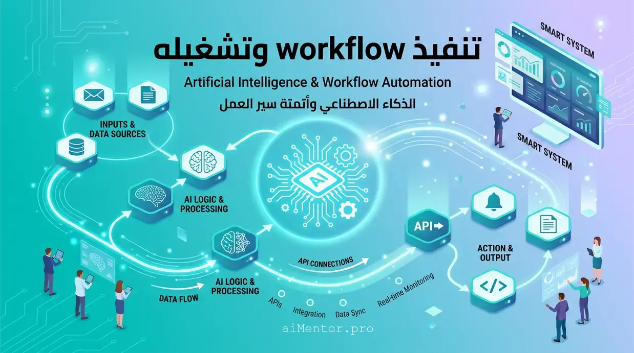 تنفيذ workflow وتشغيله